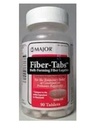MAJOR Fiber-Tabs Tablets 500 Mg - Tablas de fibra para hombres y mujeres - Alivio de estreñimiento ocasional para adultos - 90 Tabletas - Pack de 6