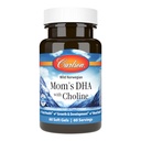 Carlson - DHA de mamá con Choline, 3:1 DHA a EPA Ratio encontrado en Breastmilk, Crecimiento y Desarrollo, 60 Softgels