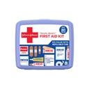 BAND-AID Brand Travel Ready Portable Emergency First Aid Kit for Minor Wound Care, Perfect for Home, Car, Travel, Camping Essentials &amp; Outdoor Emergency Kit, 80 Pieces