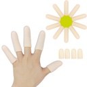 Gel Finger Cots, Finger Protector Support(14 PCS) NEW MATERIAL Finger Sleeves Great for Trigger Finger, Hand Eczema, Finger Cracking, Finger Arthritis y Más. (10pcs Long + 4pcs Short)