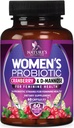 Probióticos para Mujeres 60 Billones CFU - 16 Strains, Prebiotics & Cranberry, PH Balance, Digestive Health, Vaginal &amp; Immune Support, Womens Probiotic for Gut Health, Shelf Stable - 60 cápsulas