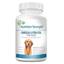 Omega 3 Aceite de pescado suave para perros con EPA & DHA ácidos grasos para el corazón, la piel, la carne y la alergia Apoyo, Hip &amp; Conjunto &amp; Artritis Suplemento de perro, 180 geles suaves