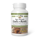Factores naturales AjoRich, Ajo Super Strength + Reishi, 120 Delayed Release Vegetarian Capsules