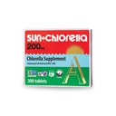 Sun Chlorella 200 mg Green Algae Superfood Supplement - Pulverized Cell Wall - Chlorophyll, CGF, Active B12, Iron, Protein - Non-GMO - 300 Cuadros