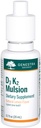 Genestra Marcas D3 K2 Mulsion - Vitaminas líquidas para la salud de los huesos - Natural Lemon - 122 Servimientos