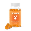 Playboy – Ginseng Gummies (60 Conde - Peach Flavored) - Realizar más duro, más largo, mejor - Panax Ginseng Suplemento Gummy para Hombres y Mujeres - 100% Natural, Vegan No Ginseng Root 6:1 Extracto