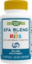 Manera de la naturaleza EFA Blend para niños con vitamina E, soporta la función de ojo y cerebro*, 120 Softgels