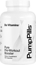 PumpPills Nitric Oxide Supplements for Men &amp; Women - L Citrulline L Arginine Supplement - Stimulant Free Pre Workout Pills - Nitric Oxide Booster - Vegan, Paleo, Keto (120 cápsulas)