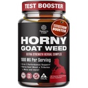 Horny Goat Weed for Men - Extra Strength Male Supplement with Black Maca Root, Tongkat Ali, Saw Palmetto &amp; Panax Ginseng Extract for Stamina & Energy - 180 Capsules