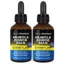 Fórmula de fuerza muscular y resistencia, 2 Bottle Pack, 175mg Proprietary Growth Formula, 2oz Por Bottle