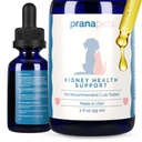 PranaPets Kidney Health Support Supplement for Cats Silencio Naturally Supports Healthy Kidney Function in Cats ← Herbal Formula ayuda a la inflamación " Síntomas de Problemas del Riñón