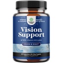 Suplemento completo de salud ocular para adultos - Lutein 20mg Por Serving Eye Vitamins for Vision Dry Eyes Pressure and Blue Light Protection - Suplemento Adultos con Beta Carotene Eyes
