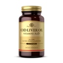 Solgar Cod Liver Oil - 250 Softgels - Proporciona vitaminas A &amp; D - No GMO, Gluten Gratis - 250 Serviciones