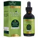Go Nutrients Iodine Edge – Organic Nascent Iodine Liquid Supplement for Thyroid Support, Energy, Immune & Cognitive Health – High Absorption Drops - Natural Tincture for Women & Hombre – 1 oz