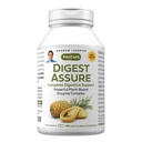 ANDREW LESSMAN Digest Assure 180 Capsules - Integral Blend of Powerful Natural Enzymes to Support and Enhance Digestive Health, Vegetarian-Sourced Enzymes, Small Easy to Swallow Capsules