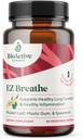 BIOACTIVE NUTRIENTS EZ Breathe - 60 cápsulas - Muellein Leaf, Bromelain, y suplemento de Spearmint - Apoyos Salud general