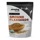 Amazing Food Ground Flaxseed Powder TENER 2 Lbs TEN USDA Certified Organic TEN Vegan ANTE NO GMO TENIDO Gluten Free TEN Made in USA