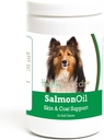 Hierbas saludables Shetland Sheepdog Salmón Aceite Chews suave 120 Con