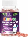 Chimenea de apoyo infantil Gummies - Vitamina C, Zinc &amp; Echinacea, Salud diaria infantil Gummy for Ages 4 y Up, Vitaminas de la naturaleza para niños, Vegan " Non-GMO, Berry Flavor - 90 Gummies