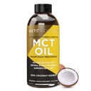 KETO SCIENCE Ketogenic MCT Petróleo, Suplemento dietético, Hecho de 100% Cocos, Promueve Energía, Desflavorado, 15 Fl Oz