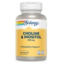 SOLARAY Choline &amp; Inositol 250 mg ← Combo de dos niveles para el metabolismo de grasa saludable, función cerebral Apoyo TEN 100 VegCaps