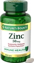 Bounty Zinc 50mg, Immune Support & Antioxidant Supplement, Promotes Skin Health, 1 Caplet Por Day, Gluten Free, 250 Caplets Vegetarian