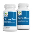 Terry Naturally Thyroid Care - Immune Health & Energy Support Fórmula - Suplemento nutricional con yodo para la salud tiroidea - Suplemento Wellness con L-Tyrosine - 120 cápsulas (Pack of 2)