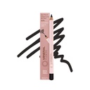 Lápiz de ojo de fusión mineral, Lápiz negra con manzanilla calmante, Meadowfoam &amp; Vitamina E, Velvety Smooth, Maquillaje de ojos hipoalergénico a la línea &amp; Define, Lápida de eyeliner de larga duración, carbón, 0,04 Oz