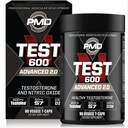 PMD Sports N-Test 600 Advanced Nitric Oxide Booster for Hombre - con clínicamente estudiado Testofen - Lean Muscle y Strength Gains con supresión de estrógeno (90 Veggie -Caps)