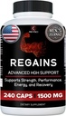 HGH Suplementos para Hombres - Regains Natural Anabólico Crecimiento del Musculo " Hormona de Crecimiento Humano para Hombres, Muscle Builder para Hombres, Muscle Recovery Post Workout Suplemento, 240 Protein Pills