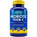 Nutrición Esenciales Probióticos para Mujeres y Hombres - con Enzima Lactasa y Fibra Prebiótica para Salud Digestiva - 80 Por ciento + Más Suplemento Potente para Soporte Salud Gut - Fórmula Vegana