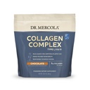 Dr. Mercola Collagen Complex Powder - Soporta Elasticity & Joint Function - Multi-Source Collagen Types I II III - 10.89 oz (30 Servimientos) - Chocolate