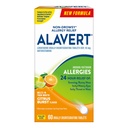 Alavert Alergía 24 horas Alivio, Citrus Burst Flavor, Disintegración oral Tablas de Alergia, Antihistamínico no somnoliento, Loratadine 10mg, 60 Cuenta