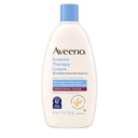 Terapia Aveeno Eczema Crema corporal hidratante diaria para la piel sensible, calmante crema de alivio eczema, avena fría " Ceramida para la piel seca " , sin esteroides " fragancia, 12 oz