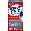 Move Free Advanced Plus MSM y Vitamina D3, 80 tabletas - Suplemento Conjunto de Salud con Glucosamina y Condroitina (Pack of 3)