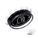 Lashify Curl 10mm Gossamer DIY Eyelash Extensiones Rellenar, Negro, Easy False Eyelashes for a Natural Look