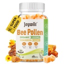Pollo de abeja 1000mg Gummies gratis de azúcar, w/Fenugreek, Royal Jelly, Propolis, Organic Bee Pollen Chewable Supplement for Women, Rich in Vitamin E, Immunity & Skin Care, 60 Condes