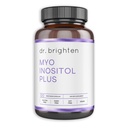 Dr. Brighten Myoinositol Plus - Doctor Fórmula de Myo- y D-Chiro-Inositol para apoyar los síntomas PCOS, equilibrio hormonal, función ovárica saludable y ciclos menstruales regulares