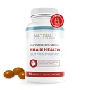 Soy Free Phosphatidylserine 100mg - Phosphatidylserine Suplemento de Sunflower Lecithin, Patented Sharp PS100, Brain Health, Memory Aid, Cortisol Control, Mental Sharpness, Non GMO, 90 Softgels