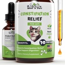 Alivio del estreñimiento de gatos - mayo Ayuda a reducir el estreñimiento " Tazones bloqueadas, mejorar el movimiento intestinal, " Mucho más - Alivio del estreñimiento para gatos - Cat Laxative - 1 fl oz - Chicken Flavor (2)