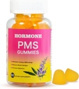 PMS Gummies for Women Hormone Balance,60 Count PMS Support Suplemento Gummies for Relief Menstrual Cramp disminuyendo, Vegan PMS Relief Gummies with Chasteberry,Vitamin B6