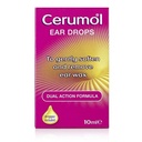 Dual Action Ear Drops, 10ml, Gentle Formulation, Ayuda a aliviar los síntomas de Ear Wax, Softens Earwax, Dropper Incluido
