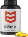 MTN OPS Omega 3 Fish Oil Suplemento, 1000mg Fatty Acid Softgels for Healthy Heart, Joint &amp; Bone Health, 30 Servings