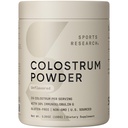 Sports Research® Bovine Colostrum Powder – Easy to Mix, Single Ingredient Superfood – Immunity Support " Gut Health w/IgG Anticudies - U.S. Sourced · Non-GMO · Gluten Free - 75 Servings (Unflavored)