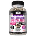 Kaya Naturals Myo " D-Chiro Inositol Plus Support for Women, Vitamina B8-60 Capsules