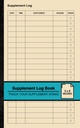 Libro de Registro de Suplementos simples Cuaderno de bitácora