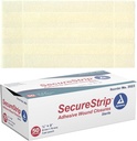 Dynarex Wound Closure Strips - Sterile, proporciona soporte estéril para pequeños cortes &amp; piel con suturas, puntas, &amp; grapas y cuidado posterior, blanco, 1/4” x 3” - 1 caja de 50 rayas