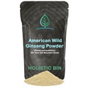 Holistic Bin Wild American Ginseng Powder Suplemento de Ginseng orgánico puro Hecho con Wild Harvested 20+ Año de las raíces antiguas de Appalachia (Panax Quinquefolius) ← No Fillers o Additives (25 Grams)