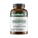 NutraMedix Binder Plus - Detoxificador Corporal Toxina Integral - Prebiótico Antioxidante Soporte + Inulina, Bentonita, Aloe Vera, Carcoal Activado, Minerales Fulvicos " Chitosan (120 cápsulas)
