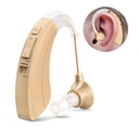 Kituwant Hearing Aid for Seniors and Adults, Digital Hearing Amplifier, Hearing Aids with a Noise Cancelling Function and Adjustable Volume, 500 Horas Por Battery Life and Hearing Aid Cleaning Brush Include
